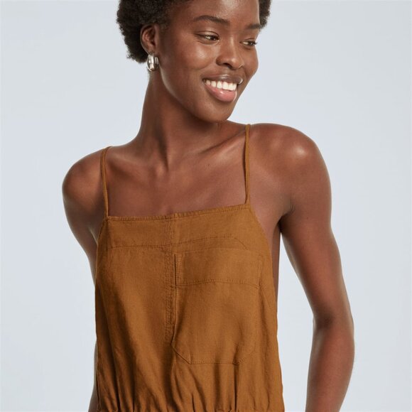 NWT Everlane Line Shoestring Jumpsuit Burnt Orange Size M - Picture 4 of 11